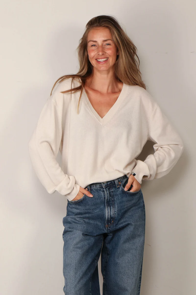 Extreme Cashmere - Sweater - 492 Ben - Bone