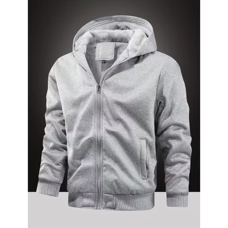 Warme Fleece Jas Voor Heren Met Capuchon - Jack