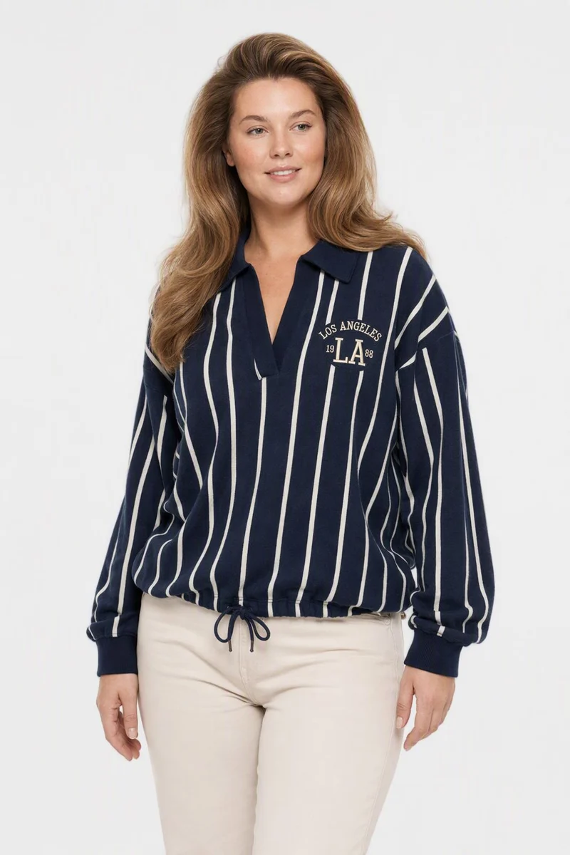A-Bee - Evina Sweatshirt - Navy