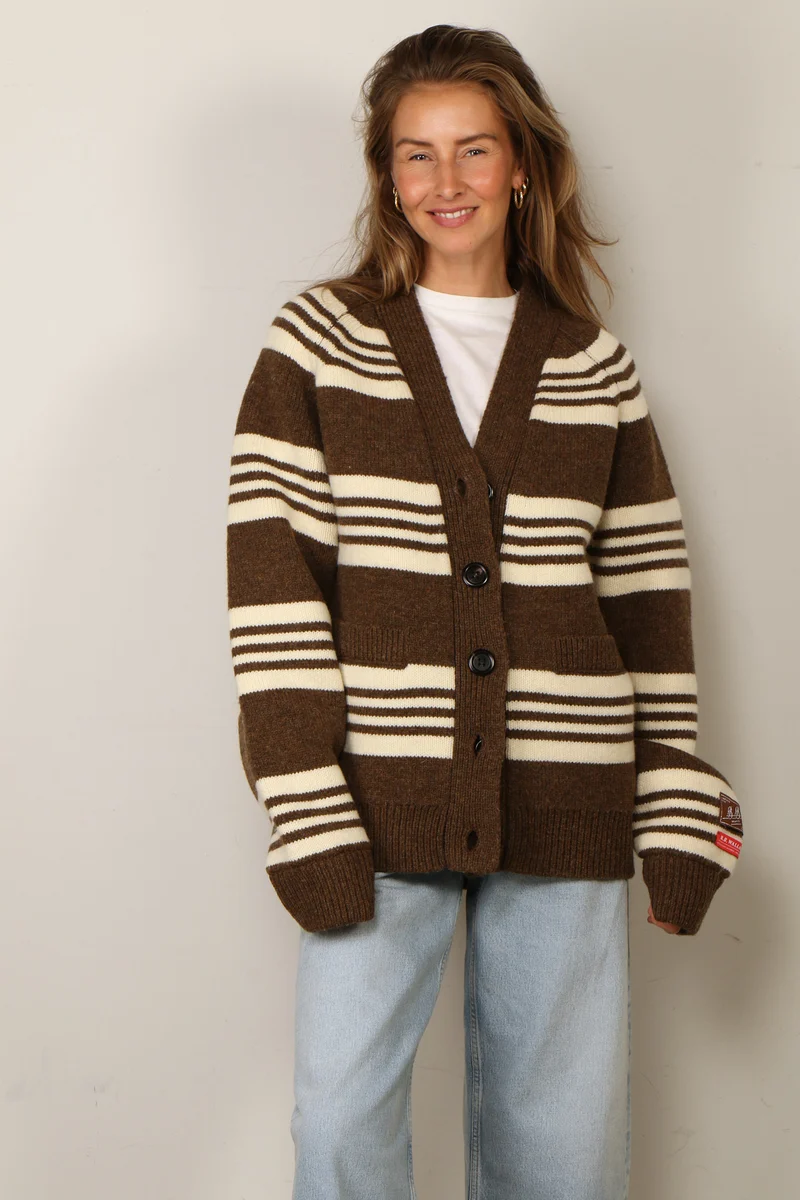 B.B.Wallace - Vest - Klee - Brown / Ecru