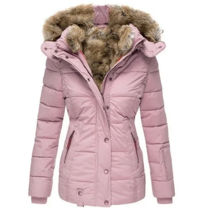 Winterjas Dames Met Bontkraag - Velice