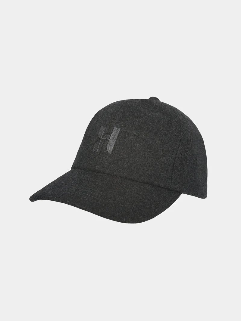 Eise - Wollen baseball cap - Antraciet