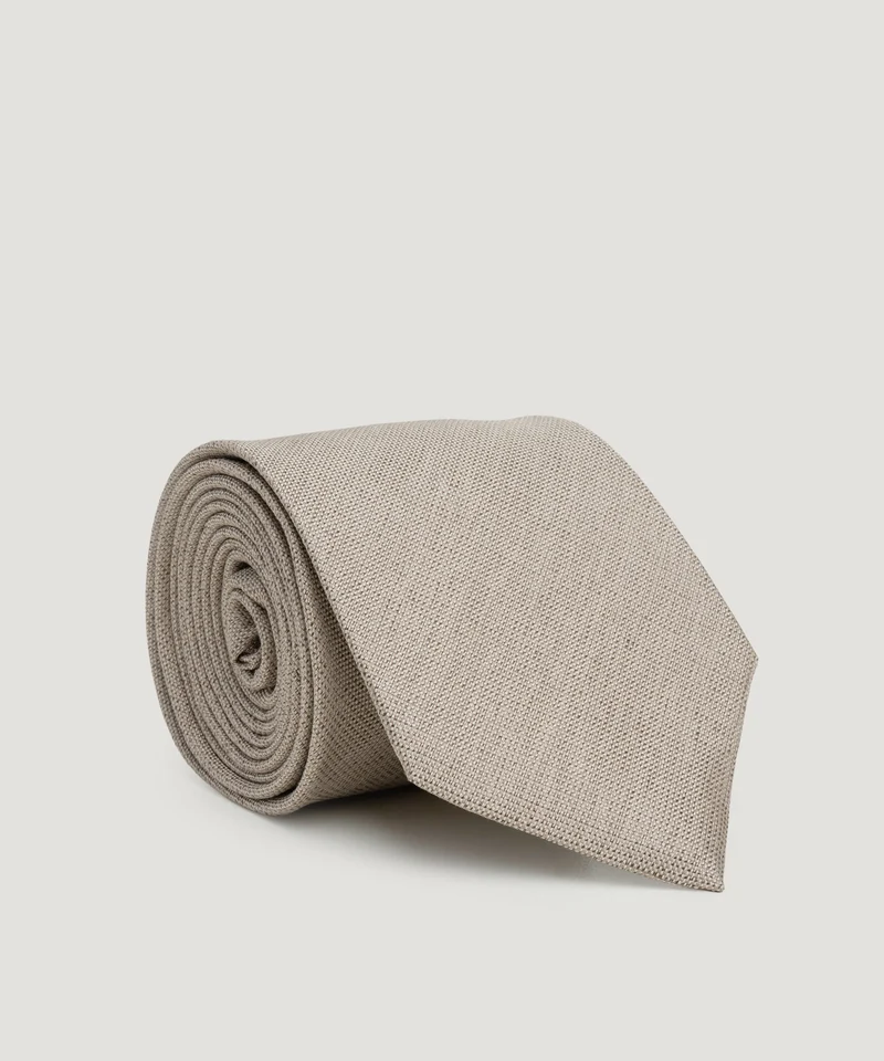Das zijde/linnen beige