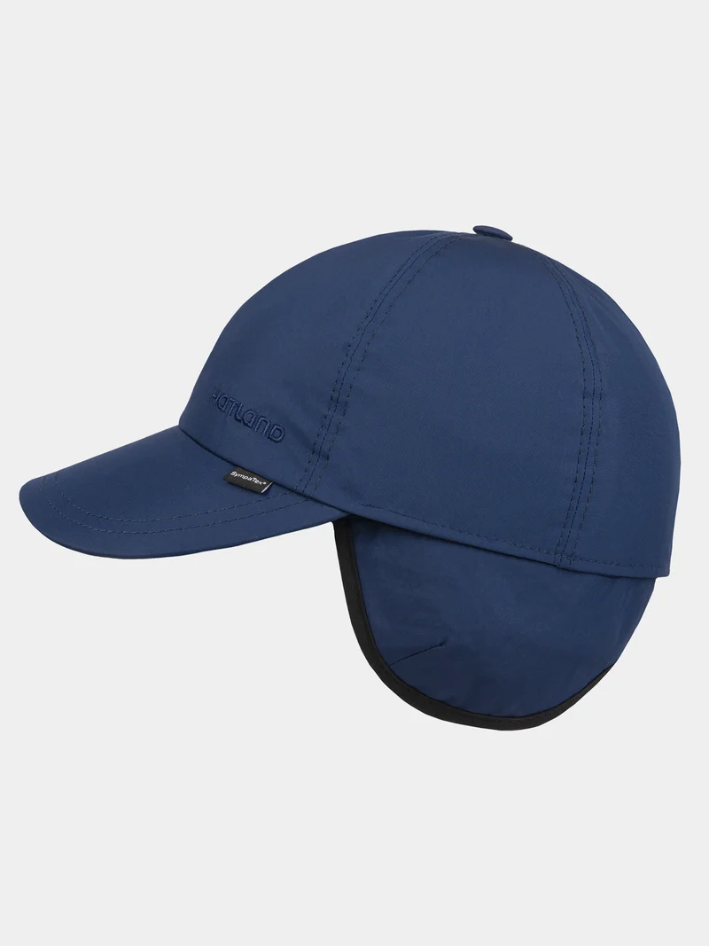 Morris - Sympatex baseball cap met oorflap - Marine blauw