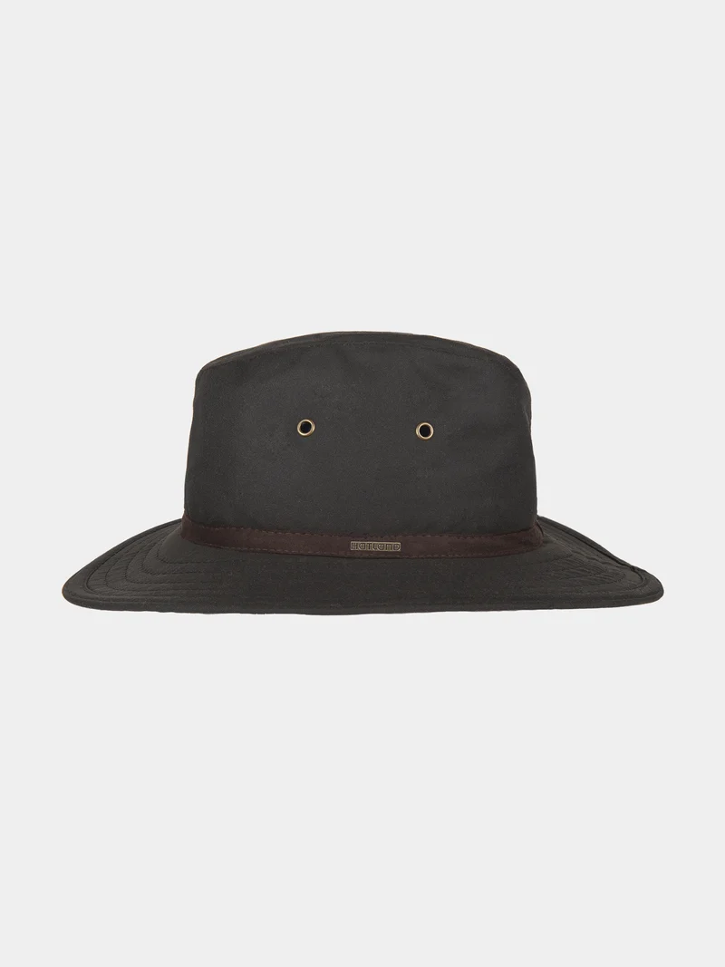 New Zealand - Katoenen wax hoed - Bruin