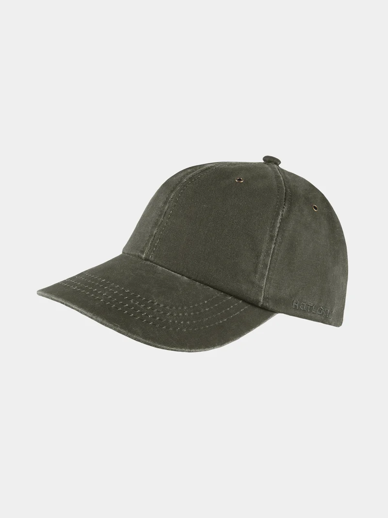 Onan - Verweerd katoenen baseballcap - Olijf groen