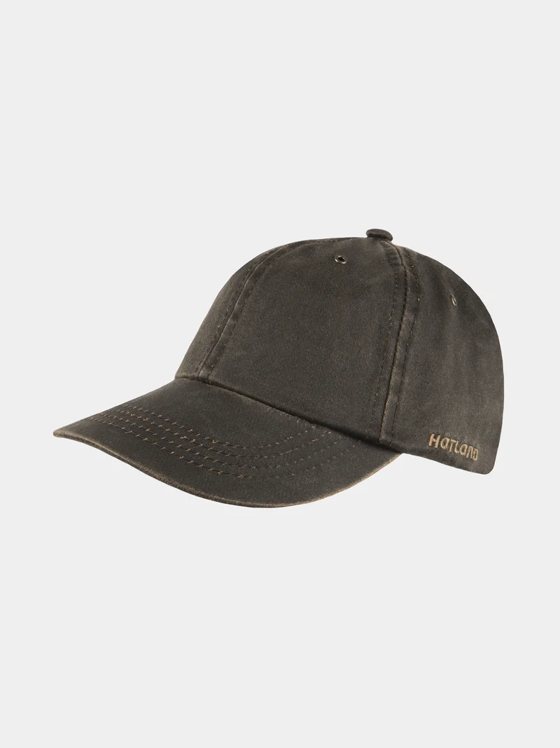 Onan - Verweerd katoenen baseballcap - Bruin