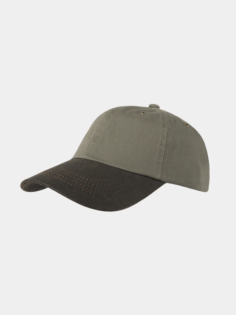 Nadal - Katoenen baseball cap - Olijf groen