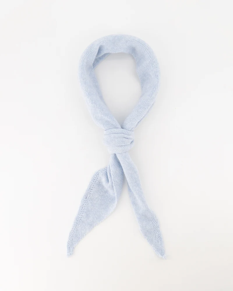 Cashmere sjaaltje Kaia Lichtblauw