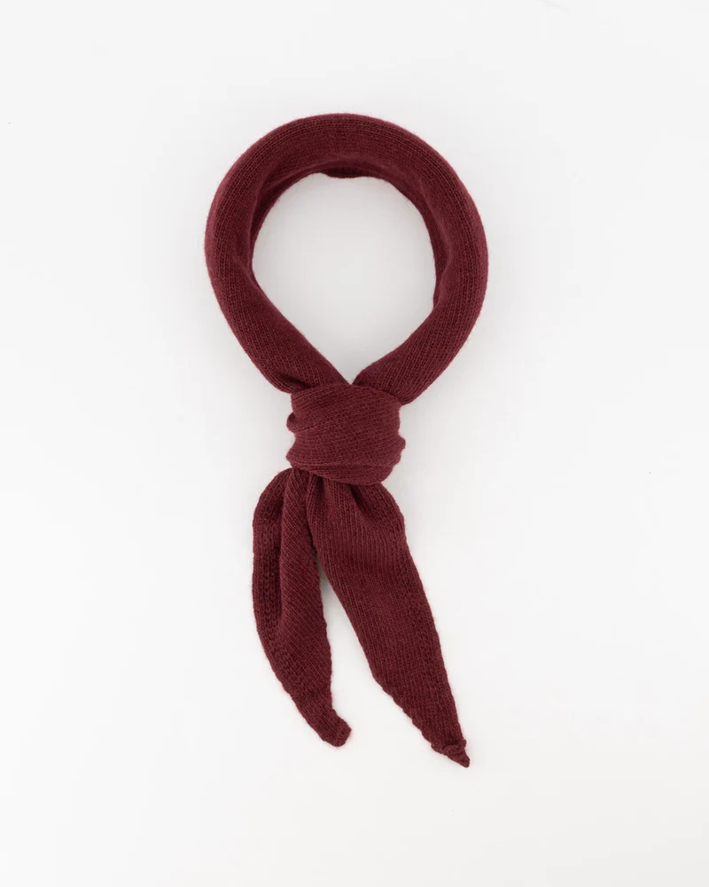 Cashmere sjaaltje Kaia Bordeaux