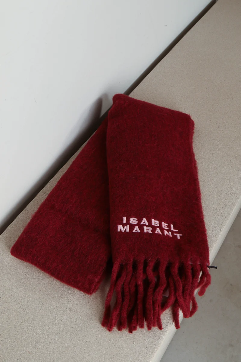 Isabel Marant - Sjaal - Firny - Burgundy