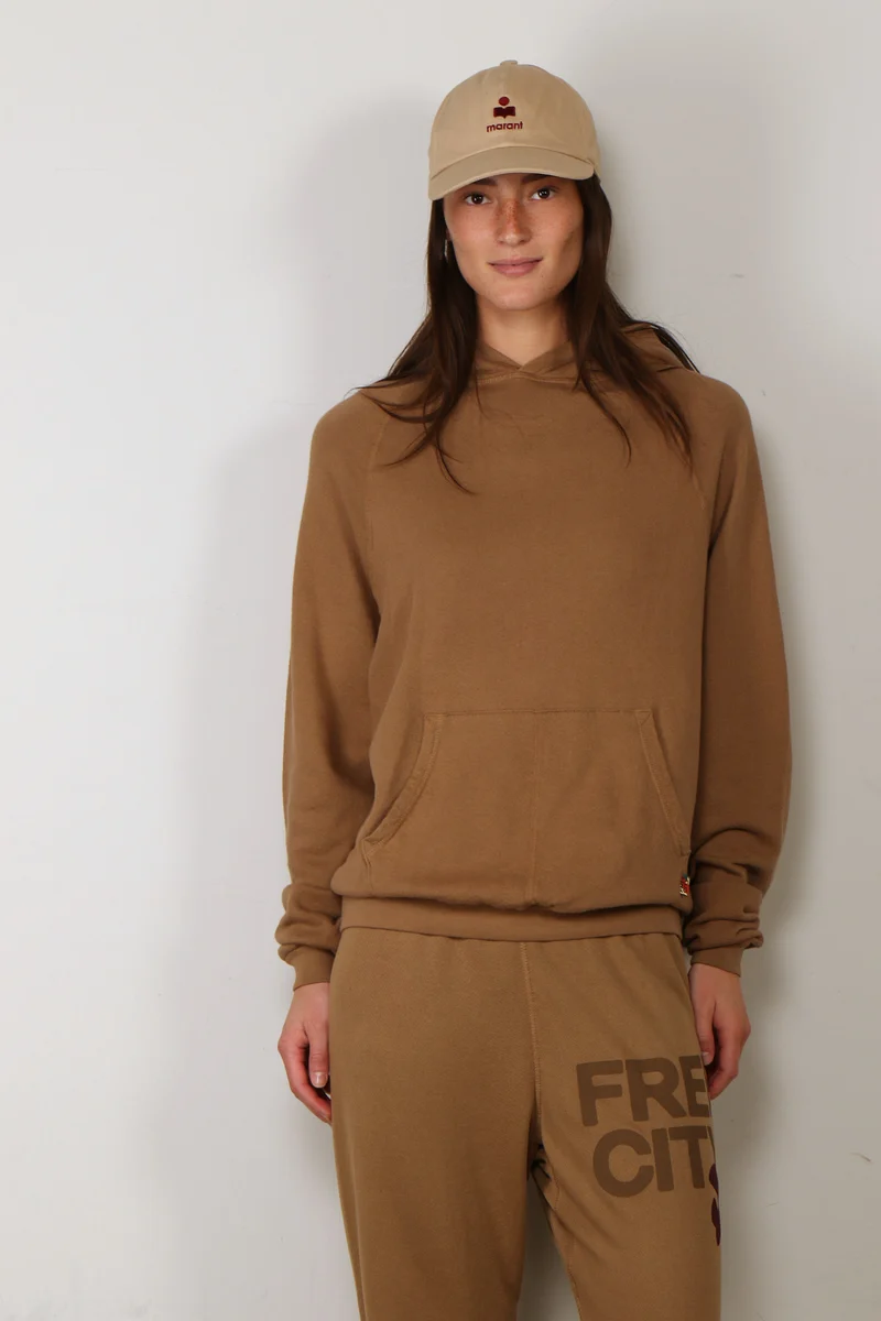 FREE CITY - Hoodie - Basic Goodness LT Terry Fluff- Bronzer