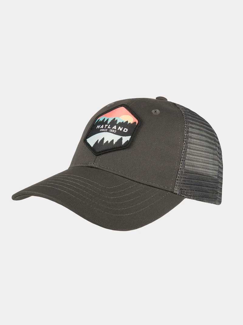 Walt - Katoenen truckers cap - Antraciet