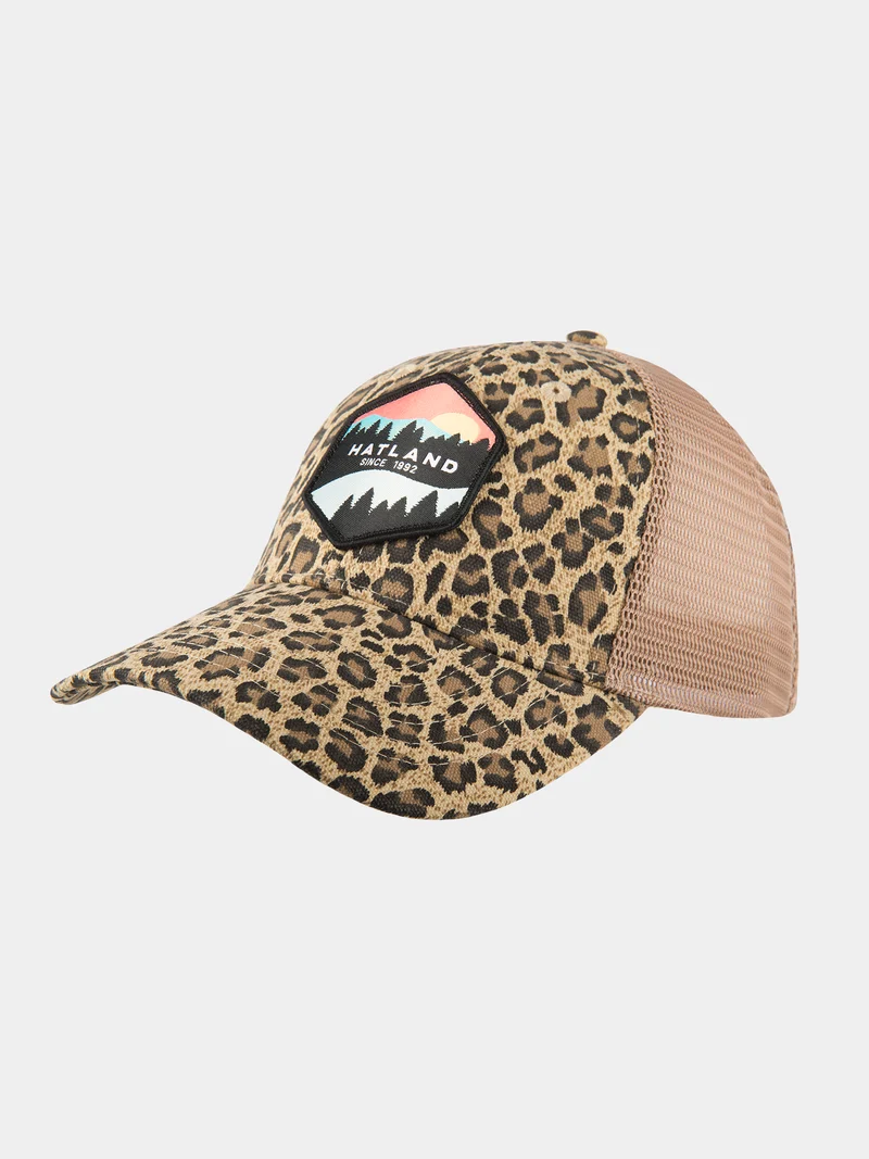 Walt - Katoenen truckers cap - Luipaard