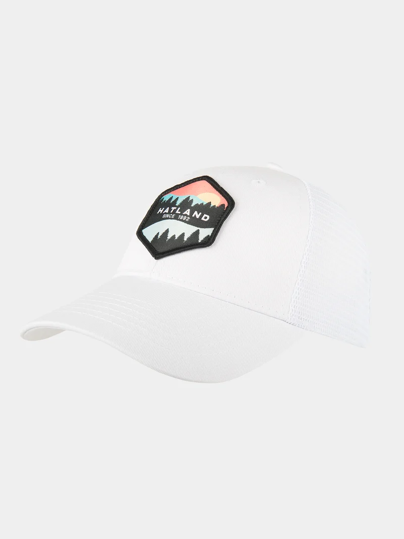 Walt - Katoenen truckers cap - Wit