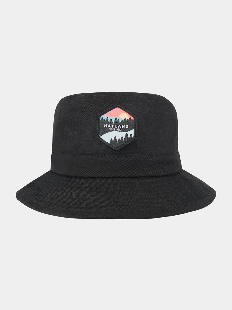 YOLO - Katoenen bucket hoed - Zwart