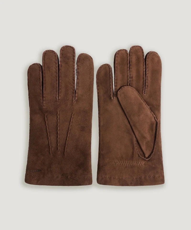 Arthur handschoenen lamssuède espresso