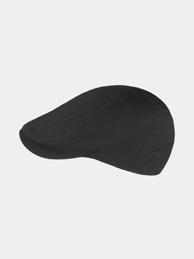 Conrad - Katoenen flatcap - Zwart