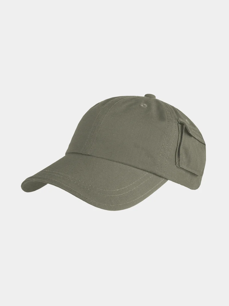 Evan Utility - Baseball cap met ribstop patroon - Olijf groen