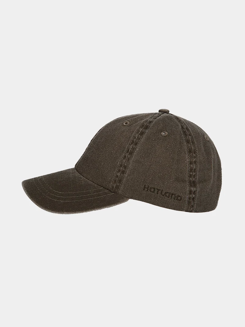 Joey - Katoenen baseball cap - Olijf groen