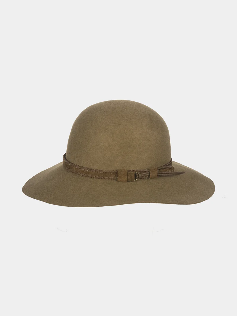 Leonora - Vilten hoed - Beige
