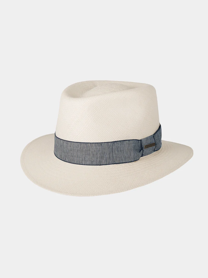 Claudio - Panama hoed - Marine blauw