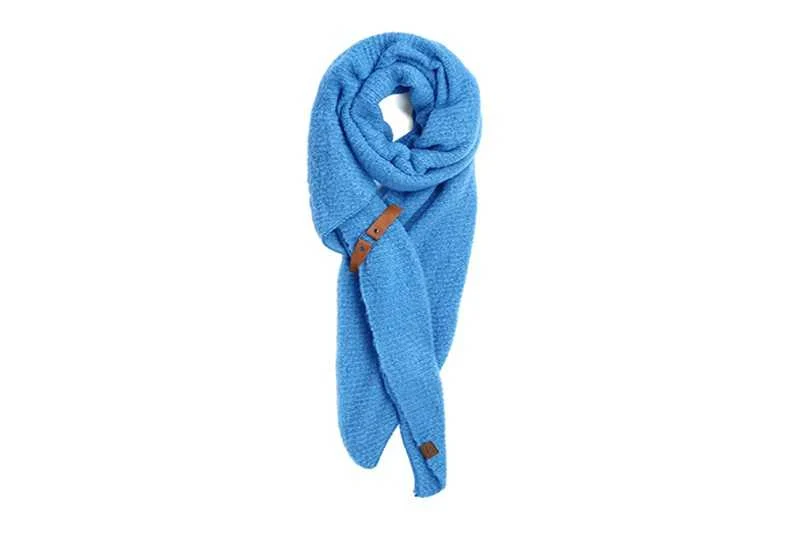 Saalbach sjaal blauw