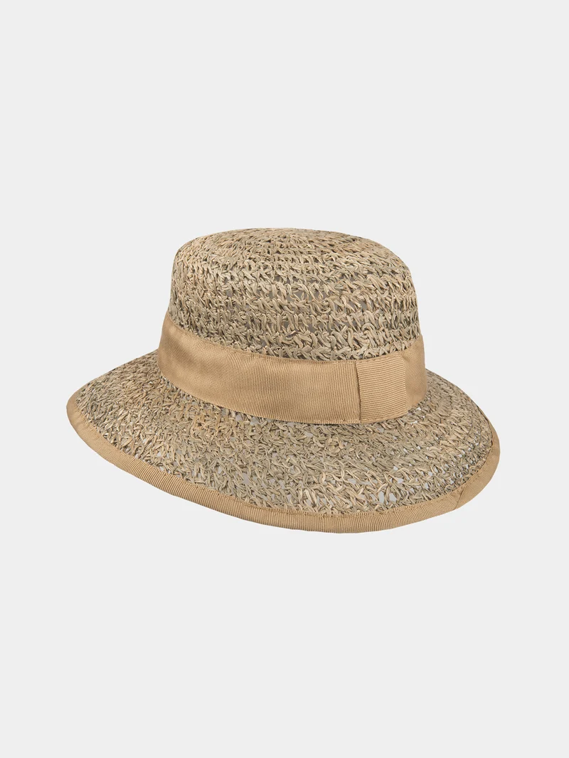 Loren - Zeegras hoed - Beige