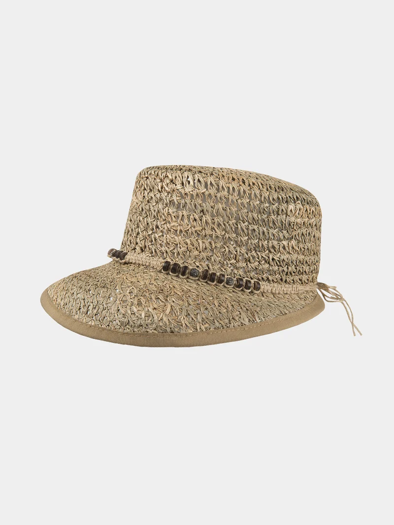 Karla - Zeegras zonneklep - Beige