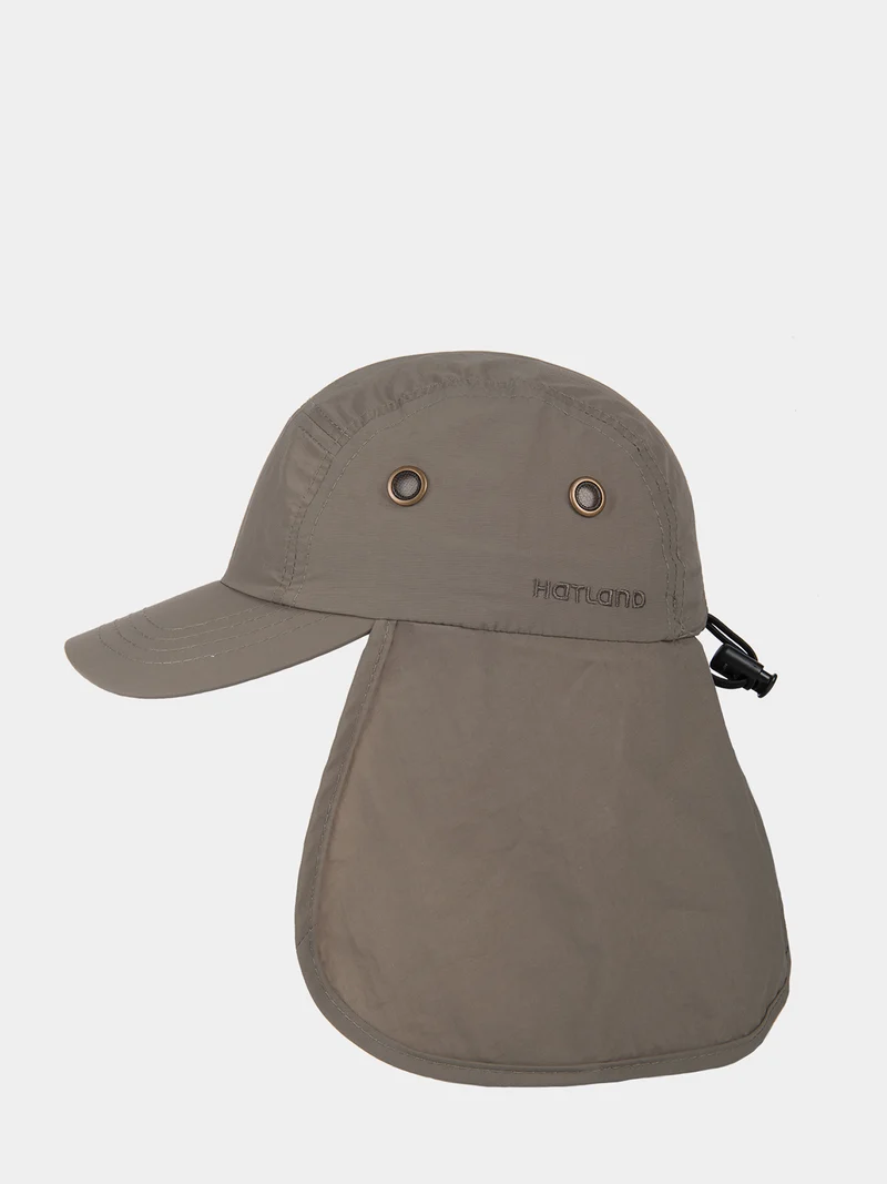Tropic - Baseball cap met nekflap - Olijf groen