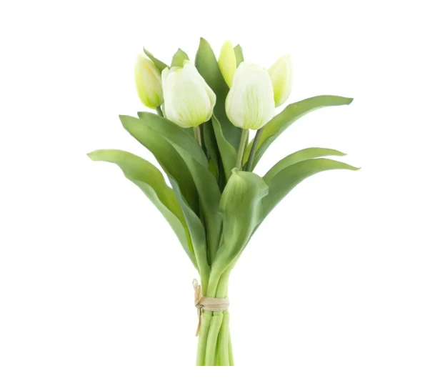 Real Touch Vermeer tulip bundle Sally X7 cream 31cm