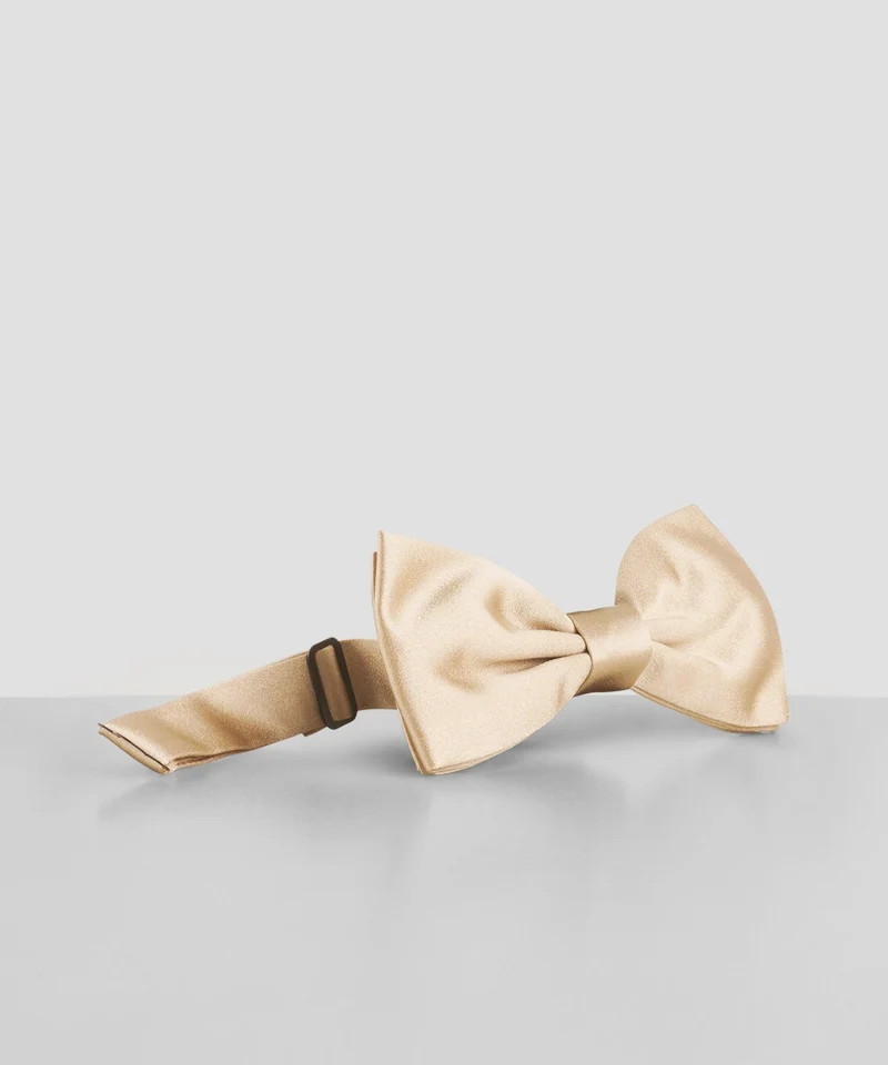 Strik zijde beige