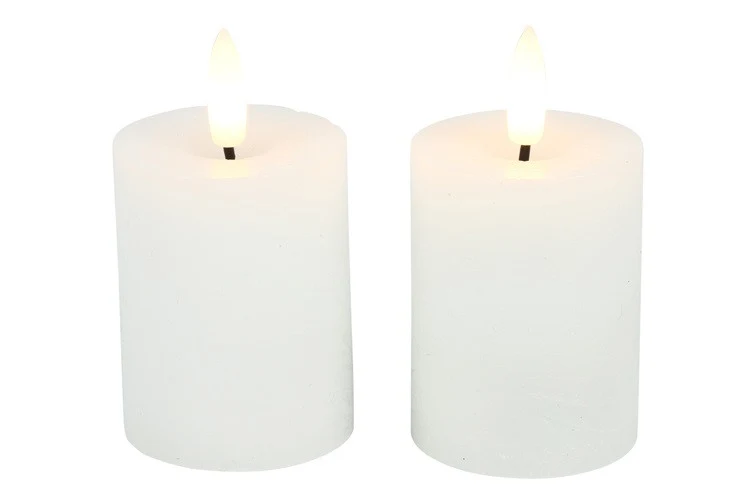 Stompkaars S led wit