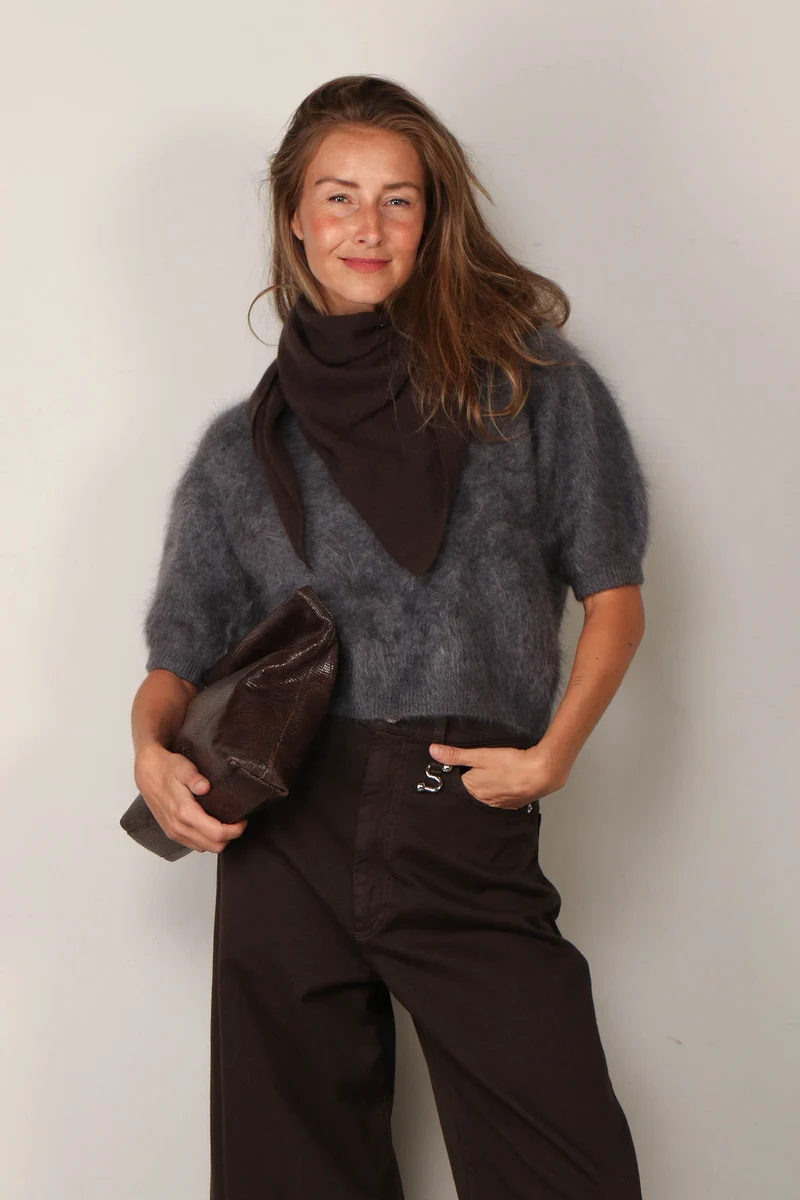 Lisa Yang - Sweater - Juniper - Graphite