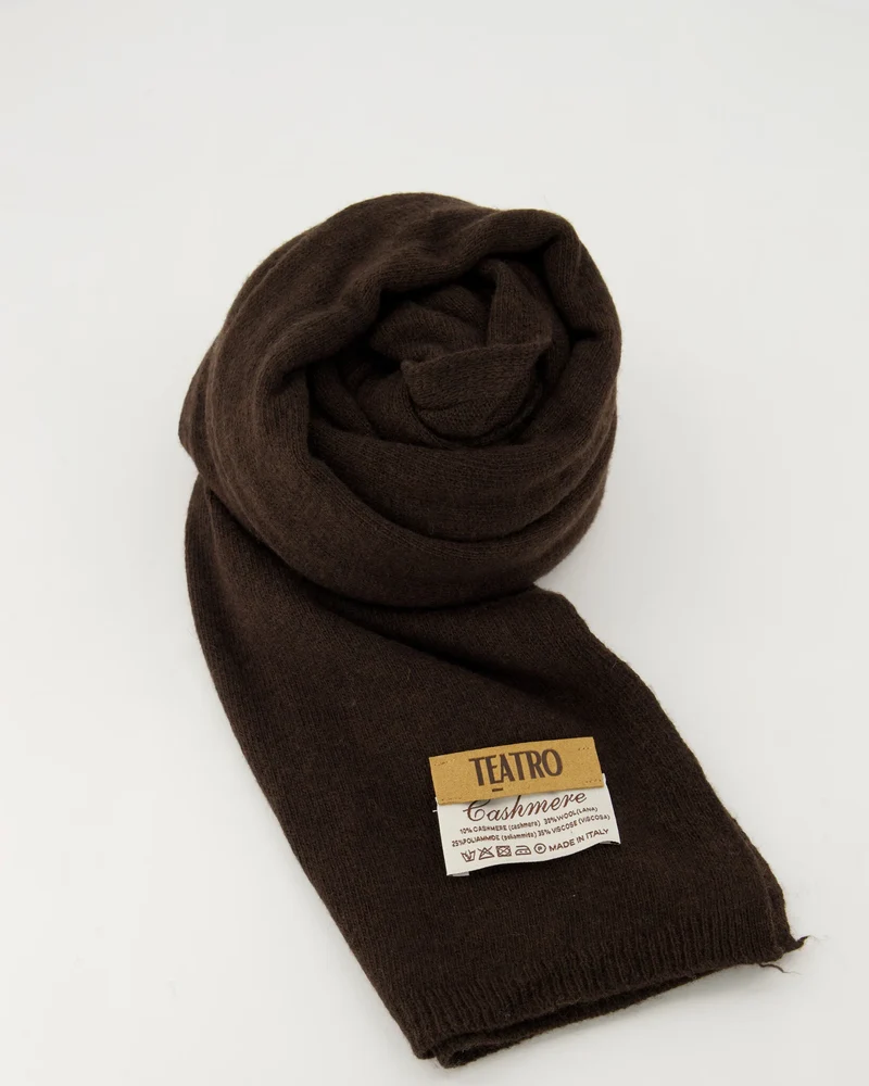 Cashemere sjaal Cassy Dark Brown