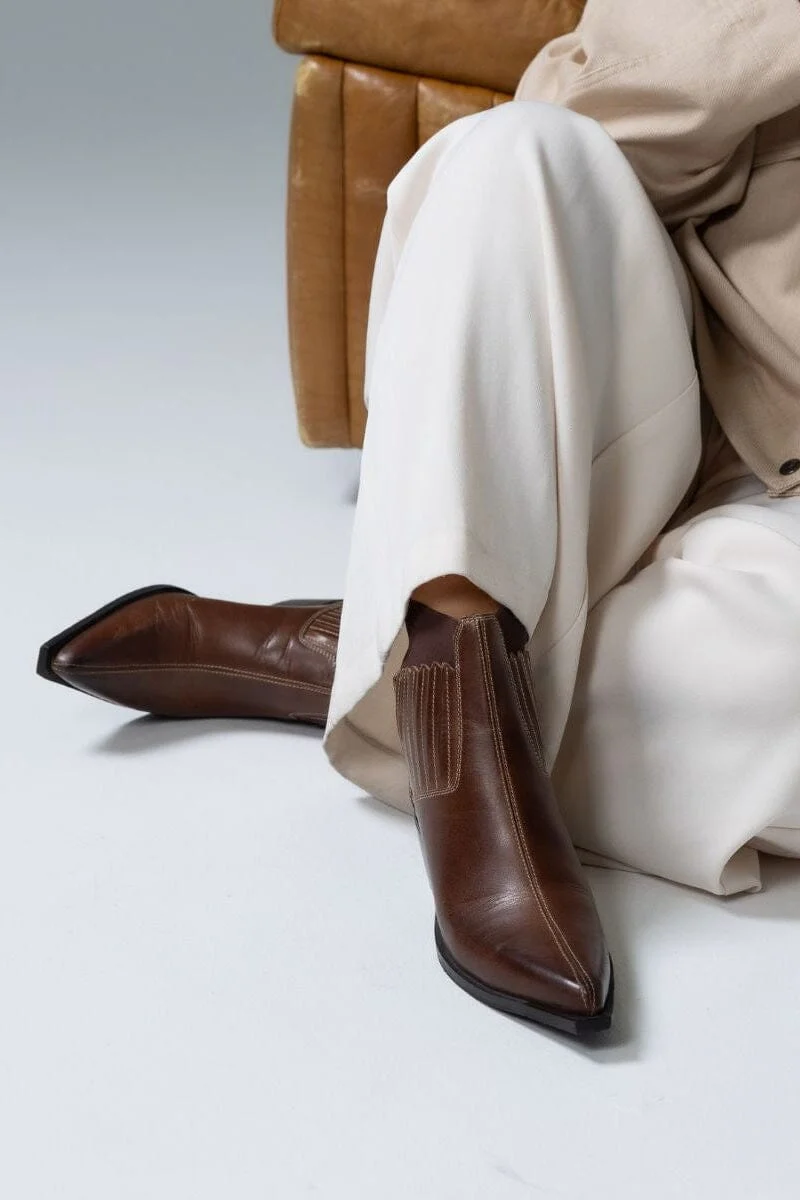 Copenhagen Shoes - The Walking Boot L Cs9041 - 0242 - Dark Cognac