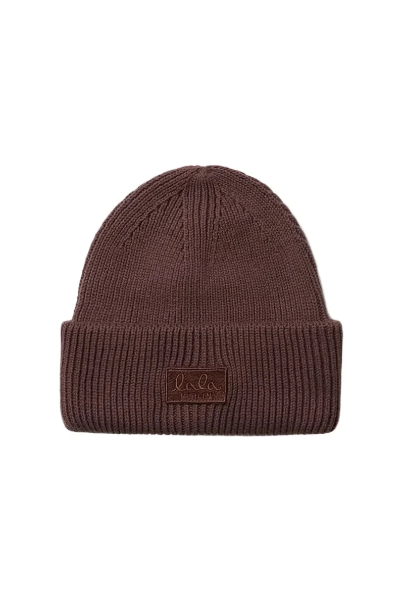 Lala Berlin - Lala Beanie 1 10025645 - Dark Brown