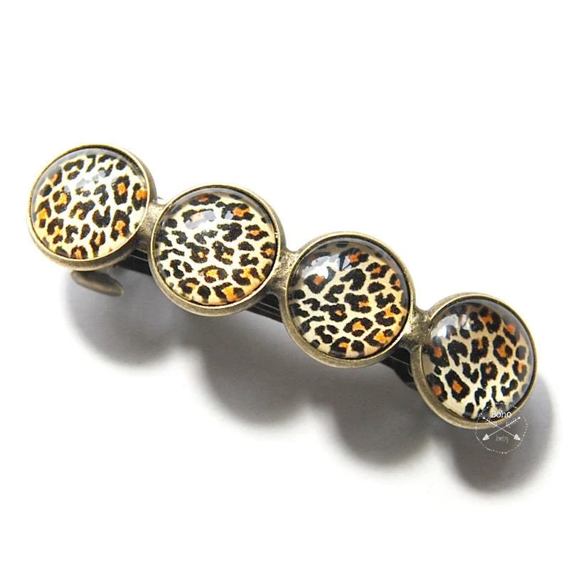Color Hairclip Haarspeld tijgerprint 0017 original
