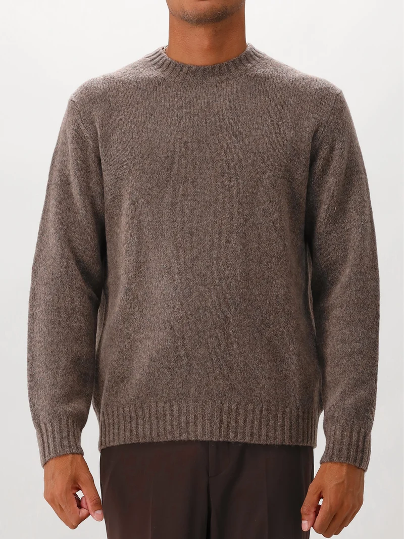 NN.07 Gebreide Trui Bruin Lee 6598