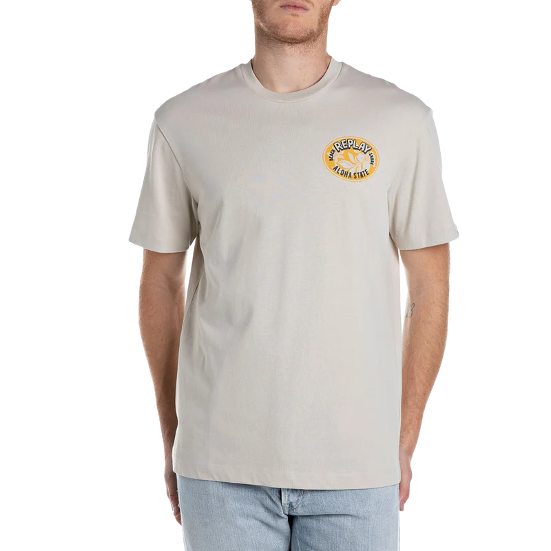 Backprint Tee Alabaster