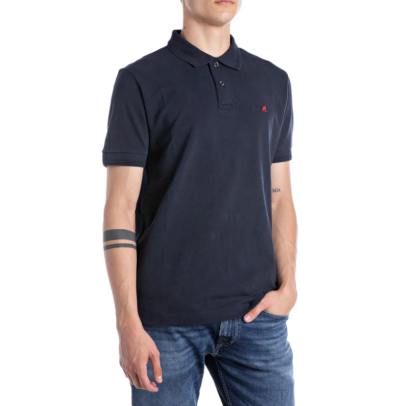 Replay Piké Dark Navy