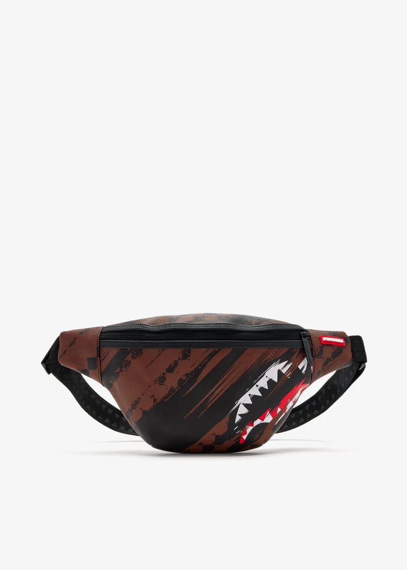 SPRAYGROUND TAS SMEARED GRUNGE CROSSBACK BRUIN