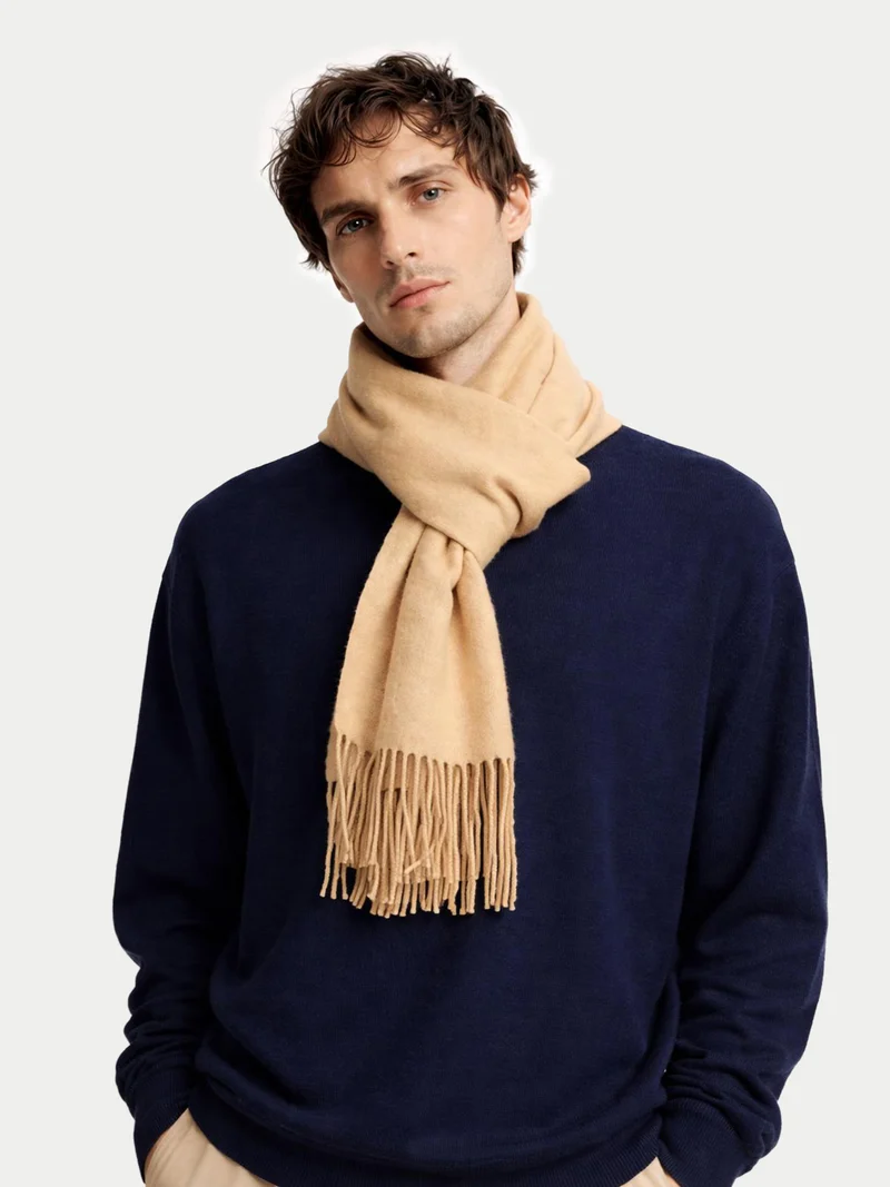 Cashmere Fringed Scarf