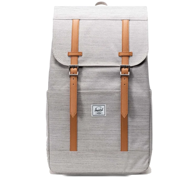 Herschel Little America Mid Ba Light Grey Crosshatch
