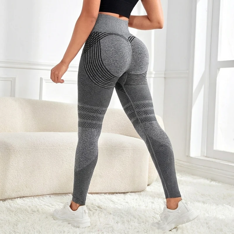 Naadloze stretchlegging met hoge taille