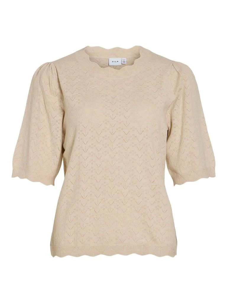 VIEMI O-NECK 2/4 SLEEVE KNIT