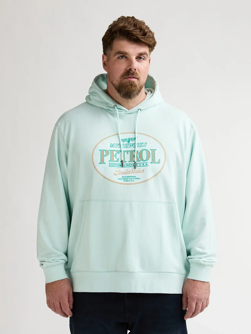 Plus Size Hoodie met print CarreraSur