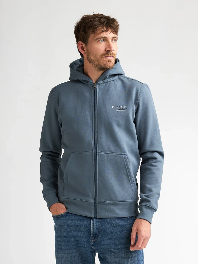 Regular fit hoodie met rits Talven