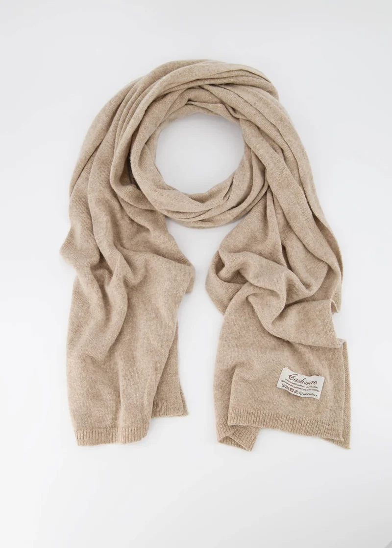 Cashemere sjaal Cassy Sand