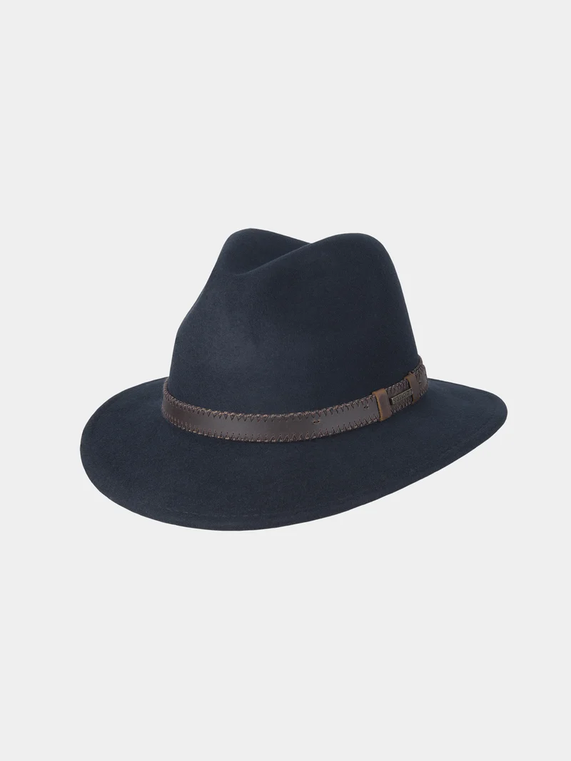 Parsons - Vilten hoed - Marine blauw